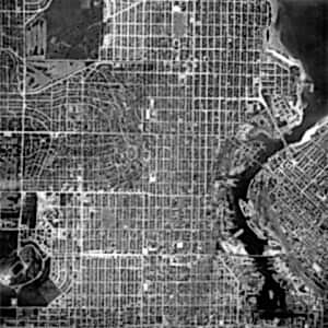 Histrorical aerial photo of Quilchena Vancouver 1942-1945