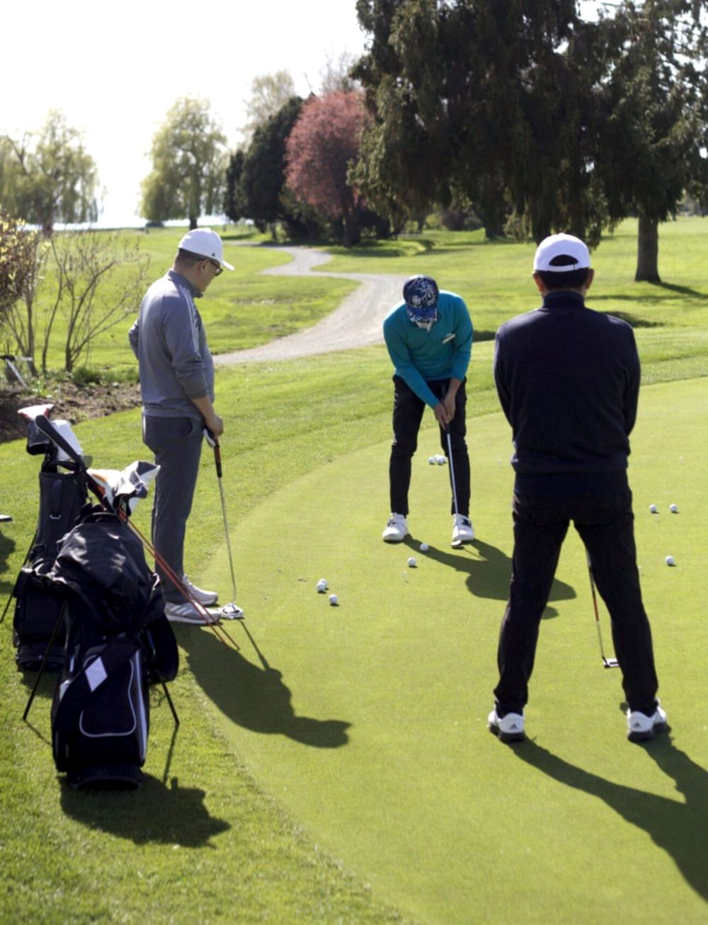 group golf lesson at Quilchena